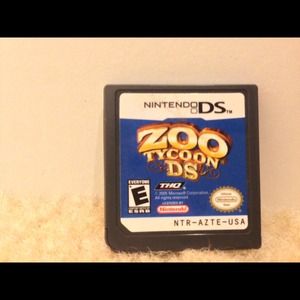 Zoo tycoon ds game