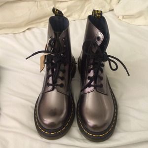 Pewter Doc Martens