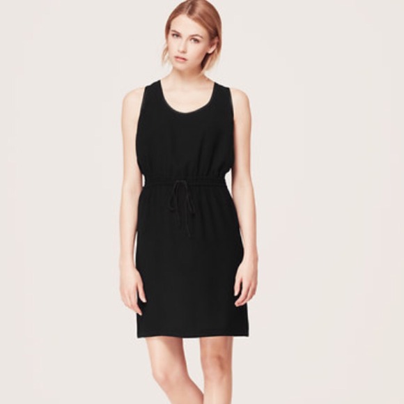 Loft Elastic Tie Waist Tank Dress. New with tags!