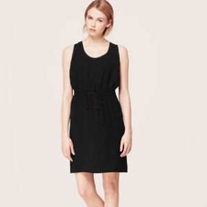 Loft Elastic Tie Waist Tank Dress. New with tags!