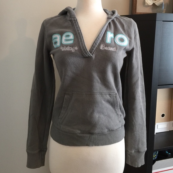 Aeropostale Sweaters - NEW PHOTOS // Grey Aeropostale Hoodie