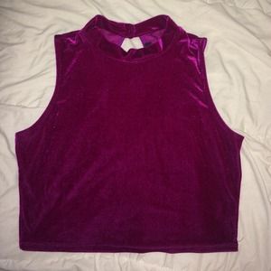 Velvet top
