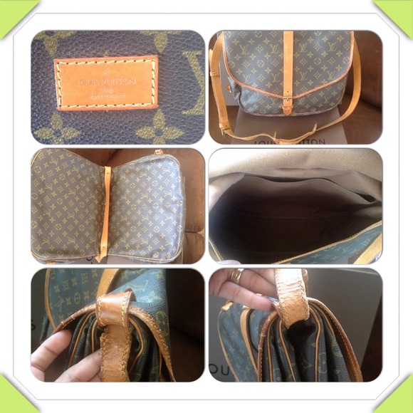 💥SOLD💥100% Authentic Louis Vuitton Saumur 35. - Picture 4 of 4