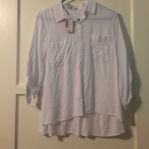 white shirt from love culture