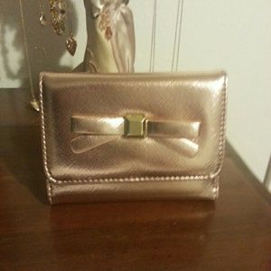 Apt. 9 Metallic Pink Wallet- Brand New