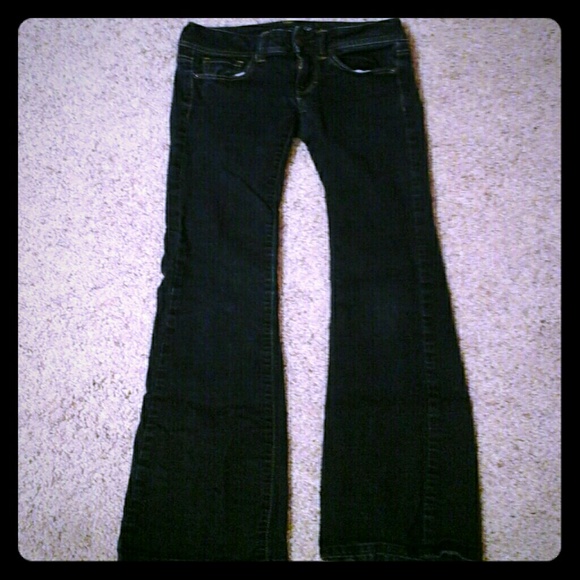 AEO dark wash boot cut jeans