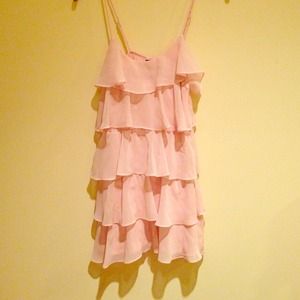 Pink Chiffon Dress