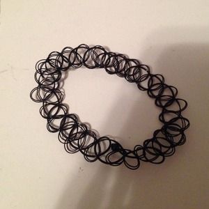 90s tattoo necklace chocker