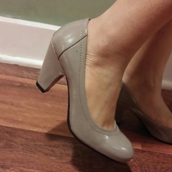 BCBGeneration Grey Kitten Heels