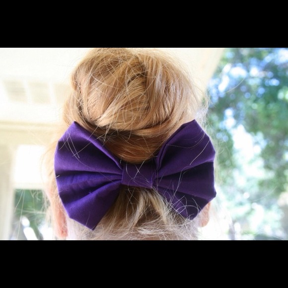 Handmade Purple Bow
