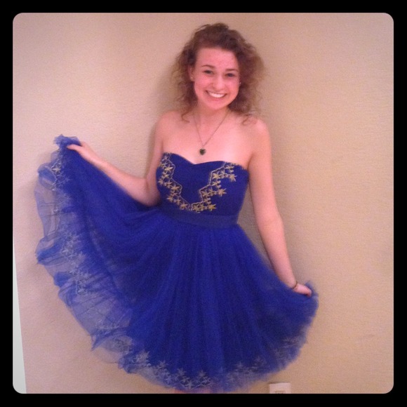 Royal Blue Homecoming Dress! 🎀