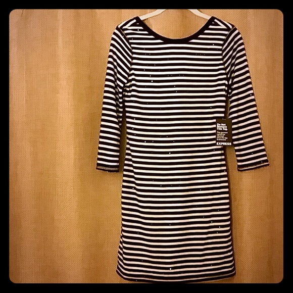 Express striped dress