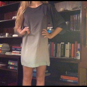 GORGEOUS ombré Annie griffin one shoulder dress