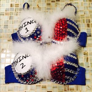 Thing 1 & 2 rave bra