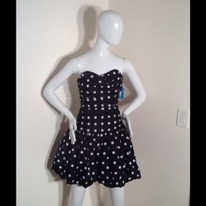NWT Luella Bartley Size 7 Black/ White Dress