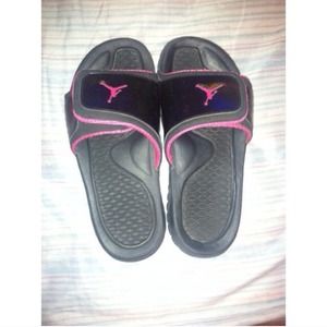 Jordan Slip Ons - Pink n Black
