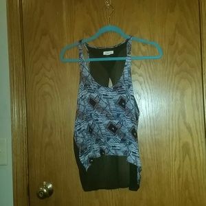 Silence + noise Aztec print tank