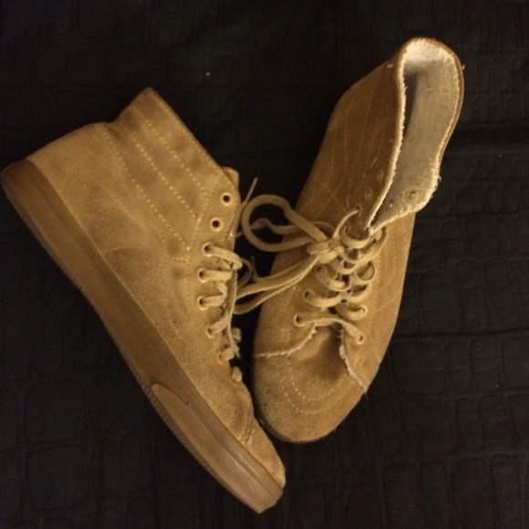 high old skool vans beige high old skool vans beige
