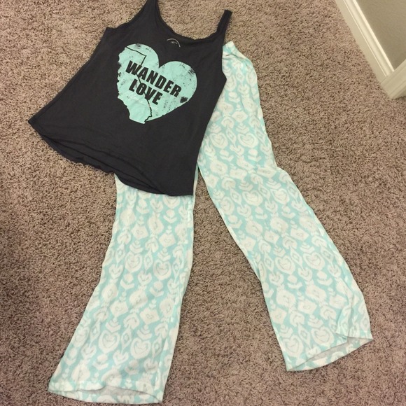 Tiffany blue print, casual o'neill pants