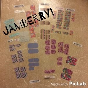 Jamberry!!! Perfect for accent nails!
