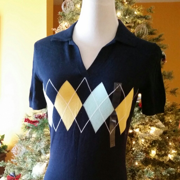 Tommy Hilfiger cardigan short sleeve sweater xs BN