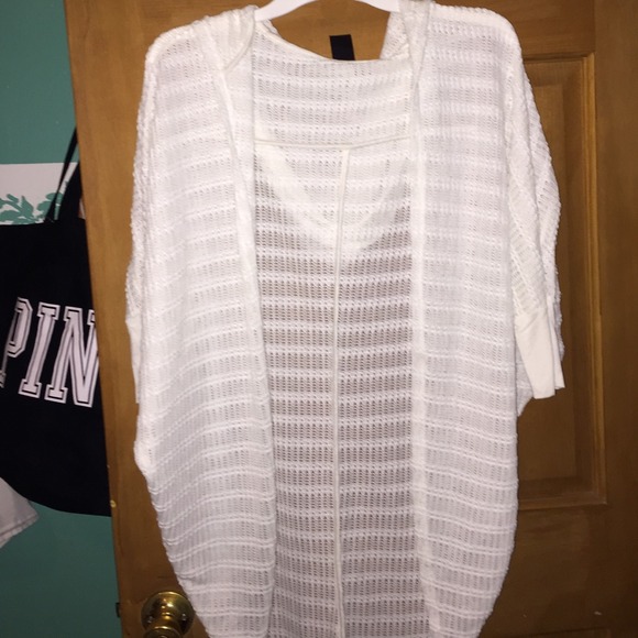 NWOT white cardigan