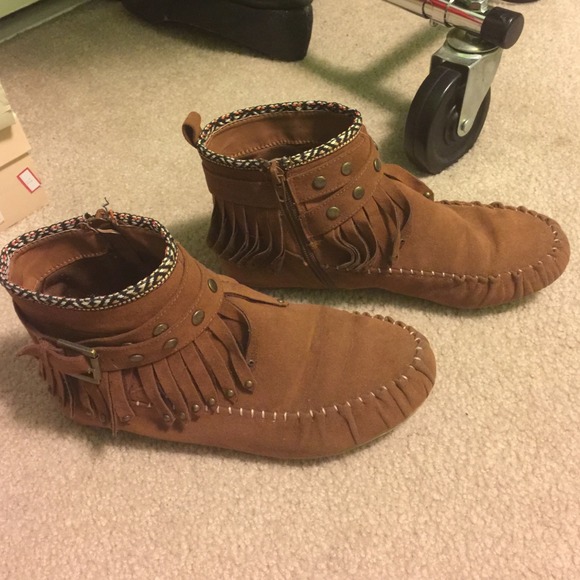 Minnetonka inspired booties