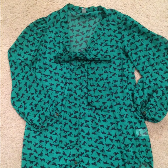 Horse print Blouse