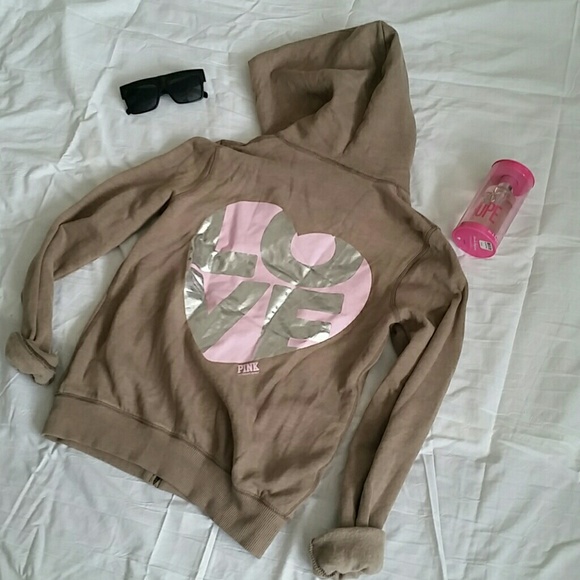 🆕 NWT VS PINK Bling Hoodie - Picture 2 of 2