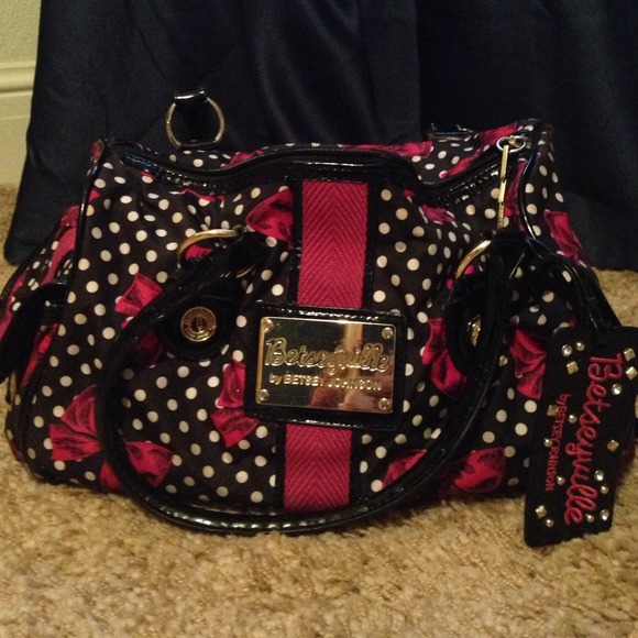 BETSY JOHNSON medium handbag.