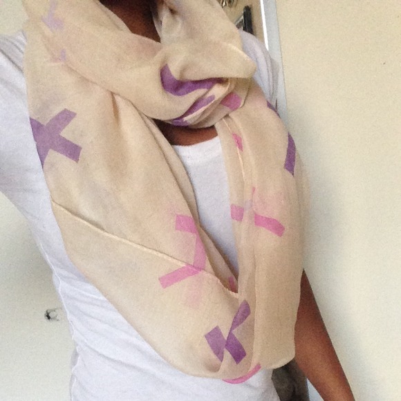Cross Infinity Scarf - Picture 2 of 3