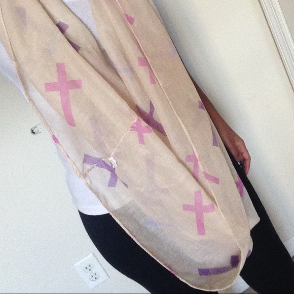 Cross Infinity Scarf - Picture 3 of 3