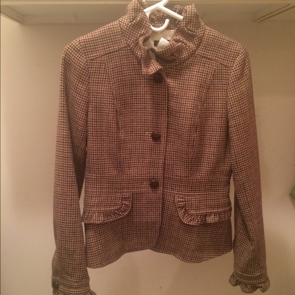 Gingham print blazer!