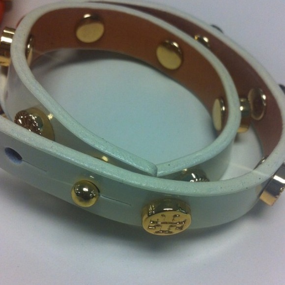 ❌SOLD❌Tory Burch Double Wrap White Patent Leather