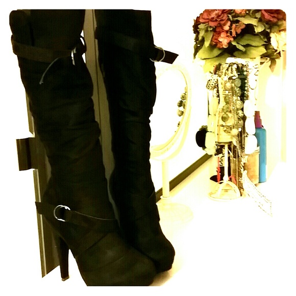 Black boots