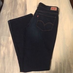 534 ladies LEVI boot cut JEANS sz 13 stretch NWOT