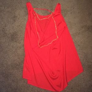 Chained backless top