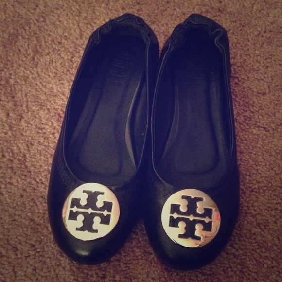 🚫SOLD🚫 Black Tory Burch Reva flats