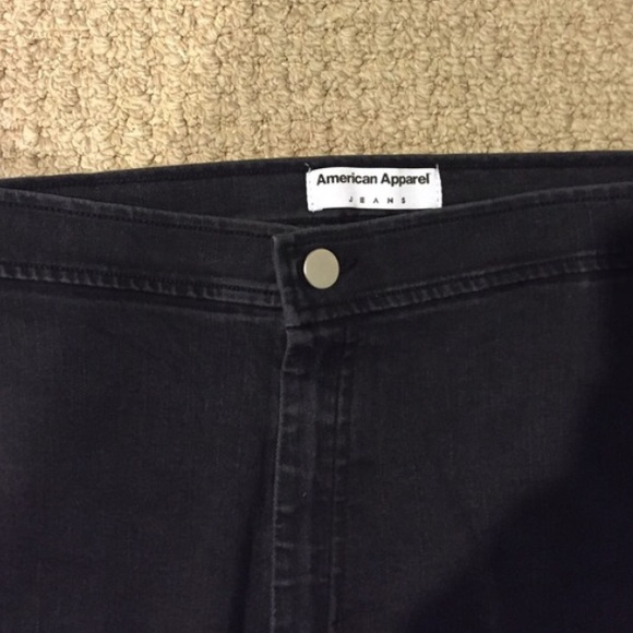 American Apparel Pants - American Apparel Easy Jeans Color:Black Denim
