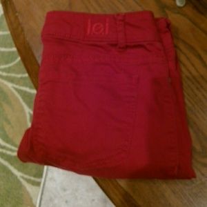 👖👖L.e.i lowrise red skinny jeans👖👖