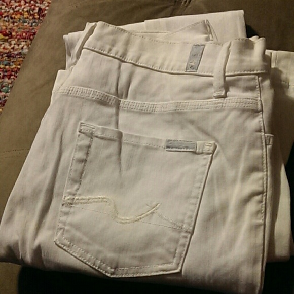 7 for all mankind white size 29