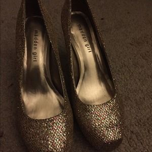 Glitter Gold Heel