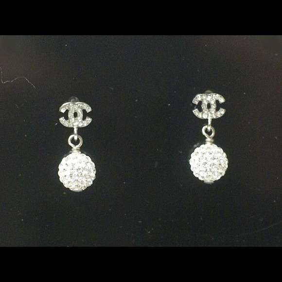 Crystal Chanel Earrings