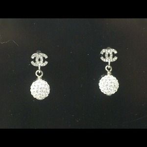 Crystal Chanel Earrings