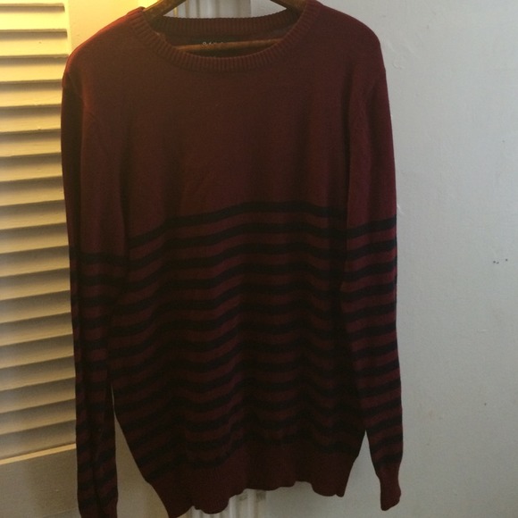 Red stripped sweater from forever 21 men