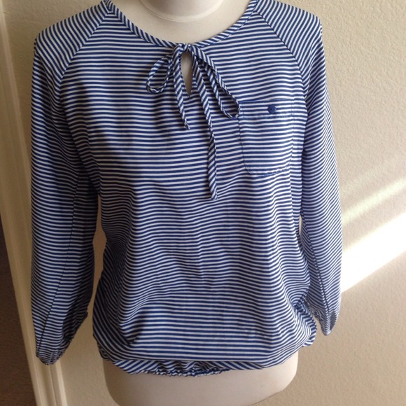 STRIPPED BLOUSE