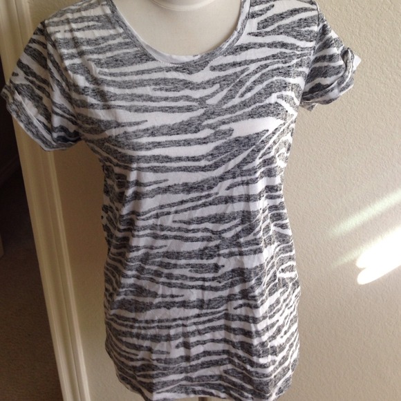 ZEBRA PRINT COTTON ON TEE