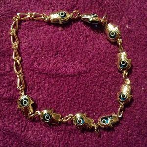 Hamas hand evil eye bracelet