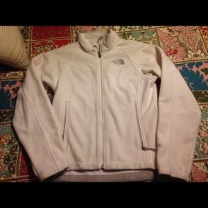 Women's white North Face jacket