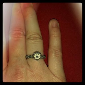 CZ silver ring